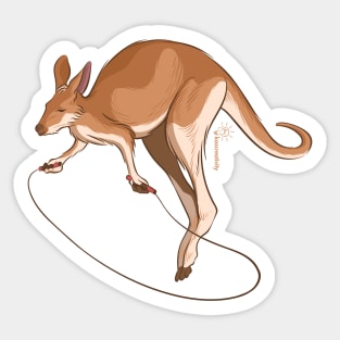 Kangarope Sticker